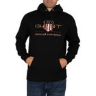 Sweat à capuche - GANT - Archive Shield - Noir - Coton 78% - Polyester 22% - Manches longues