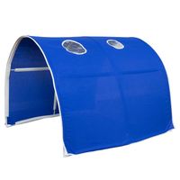 Tunnel pour lit enfant superpose tente accessoires bleu 90 par 70 par 100