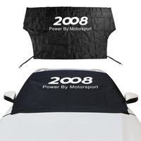 Couverture de bloc de glace neige sur pare-brise avant de voiture, accessoires pour Peugeot 107 206 207 208  For 2008