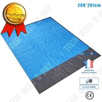 Couverture Pique-nique Anti-Sable – 210x200 Cm – Imperméable, Léger, Sac De Transport – Pour Plage, Camping