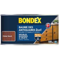BONDEX Baume antiquaire - Pâte chene foncé - 0,5L
