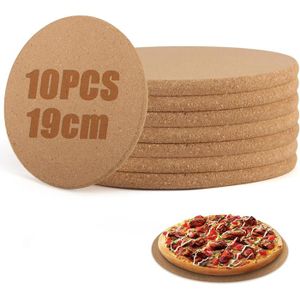Lot De 4 Dessous-de-Plat En Liège 19 Cm - Protection Table Haute Qualité