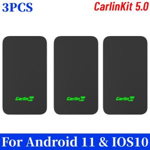 CARTE RÉSEAU  3PCS carlinkit-CarlinKit 5.0 Wireless Auto Adapte,