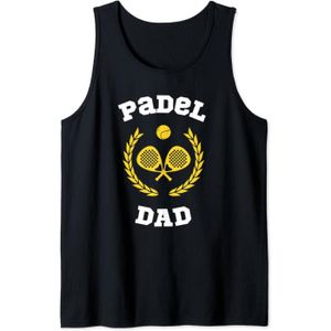 RAQUETTE DE PADEL Homme Padeliste | Papa | Padel Tennis | Hommes | Padel Raquette Débardeur.[G868]