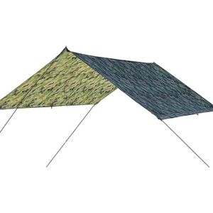 TENTE DE CAMPING Camping Bâche Anti-Pluie Tarp Camping, 39X57 Pouces Bâche De Tente Imperméable Pliable Rectangle Pare-Soleil Voile Uv Bloc Au[H2301]