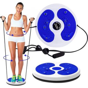 Disque De Torsion Taille Avec Cordes Et Massage Magnétique 3D - Twister Fitness Abdos Et Hanches 100 Kg Max