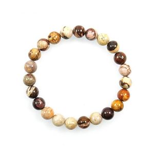 Bracelet multicolore avec des pierres véritables