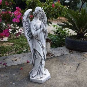 LYCIL Ange De Sommeil Statue,Ange Mignon De Petit B/éb/é Sculpture,Vintage Bureau Statuette,Figure Collection D/écoratifs,ext/érieur Jardin Statues A