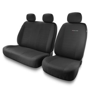 1 Couvre siege Avant Camping-Car pour Cruiser Daily 891 L Iveco Daily 3.0 150 ch 1 Pi/èce 2019 NOIR