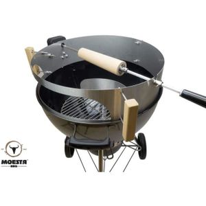 BARBECUE Rôtissoires pour barbecue Rouleau de feu Moesta-BBQ - Rouleau en bois de hêtre pour rôtisserie (PizzaRing) für 13,8mm Fr 23042
