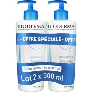 HYDRATANT CORPS Bioderma Atoderm Crème Nourrissante duo 2x500ml