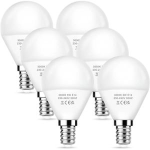 AMPOULE - LED Ampoules Led E14, Lumières De Balle De Golf Globe 