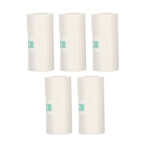 3 rouleaux de papier thermique autocollant - 80 mm x 3,5 m - Blanc  [Callstel]