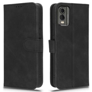 Housse étui Portefeuille Cuir Noir Pour Nokia Lumia 610 - Pochette à Rabat - Neuf
