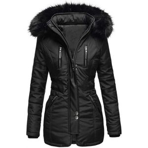 manteau femme hiver capuche fourrure