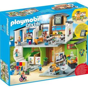 Playmobil - 5923 - Jeu De Construction - Ecole avec 3 Salles De Classe