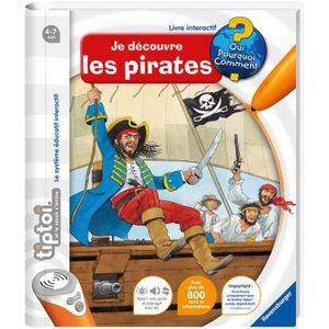 LIVRE INTERACTIF ENFANT tiptoi®, Livre interactif, Je découvre les pirates
