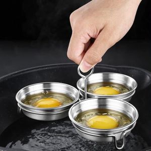 Poêle à œufs pochés en acier inoxydable, cuiseur à œufs pochés parfait,  plaque de cuisson à