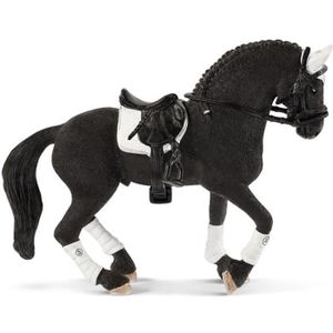 FIGURINE - PERSONNAGE Figurine Etalon Frison concours équestre - SCHLEIC