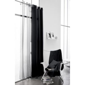 TODAY Rideau Occultant 140x260 100% polyester Réglisse