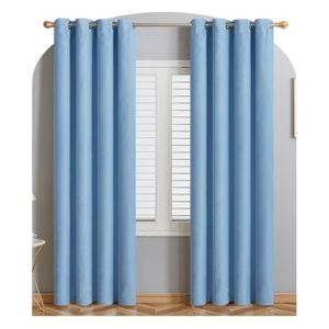 environ 213.36 cm L assombrissement Set 2 Blue Gray Gris Blanc à grandes fleurs rideaux panneaux de rideaux 84 in environ 213.36 cm L assombrissement Set 2 Blue Gray Gris Blanc à grandes fleurs rideaux panneaux de rideaux 84 in