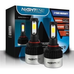 Ampoule phare - feu Nighteye 72W 9000Lm Hb3 9005 Led Phare Pour Voitur