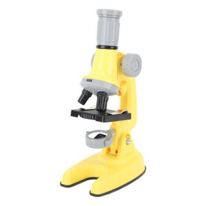 TIM® Zerone kit de jouet de microscope Enfants Microscope Jouet 100X 400X  1200X Ergonomique Bonne Stabilité Enfants Microscope Scien