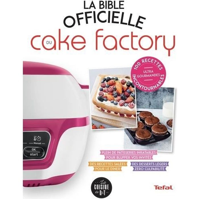 Tefal - Machine à gâteaux TEFAL cake factory pistache moules