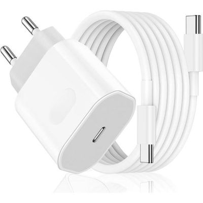 Chargeur Rapide 30W USB-C/A Double Port + Câble 2M Pour Google Pixel 9/8/7, IPhone & Tablettes