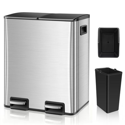 Ninka Eins2vier Coperchio Di Ricambio Per Secchio Rifiuti 4.2L, 5.5L, 8L: Grigio Scuro, 214x140x17 Mm