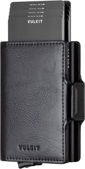 Porte Carte De Credit Femme Porte-Cartes En Cuir PU - 24 Fentes - Compact Et Léger - Pour Cartes De Crédit, ID Et Billets - Multiple Couleurs Range Cartes Compact