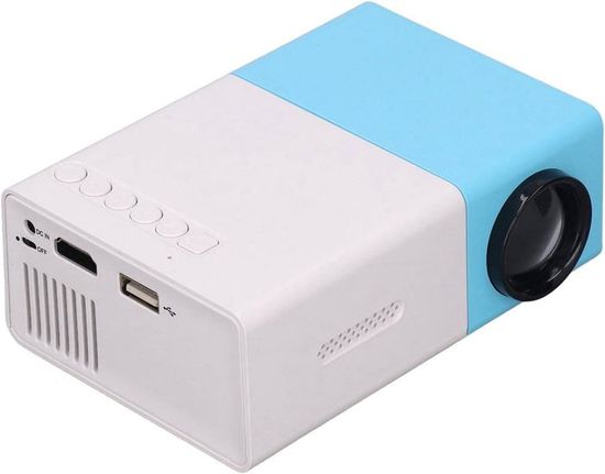 Mini Projecteur Portable YEEFON 1080P, 230 ANSI, WiFi 6, Bluetooth 5.0, Rotation 360° - Home Cinéma, IOS/HDMI/USB