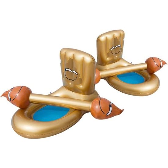 4pcs Jeux Piscine Jouets Gogou Exterieur Cuvette Combat Kit Aquatiques Bouee Gonflable 98x60x60cm Adulte Ado Enfant Cadeau D Ete Cdiscount Jeux Jouets