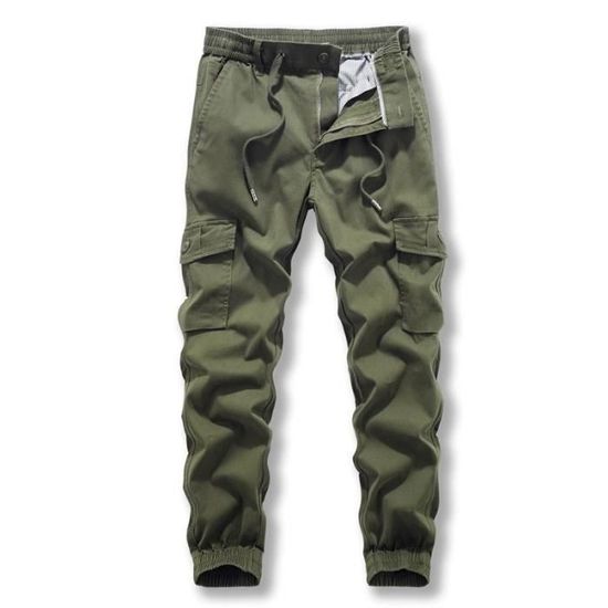 Pantalon Cargo Tactique Homme - Élastique, Multiples Poches, Séchage Rapide Pour Randonnée Et Travail