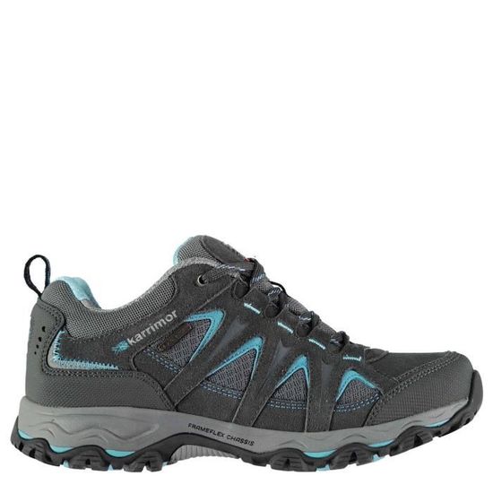 Chaussures De Marche Basses Karrimor Kestrel Pour Homme - Cuir Synthétique, Semelle Dynagrip, Imperméables - 9