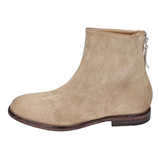 Bottines Chelsea Femme En Daim Avec Talon - Fermeture éclair, Semelle Antidérapante, Confortables Pour L'hiver, Travail Ou Loisirs