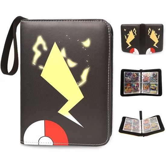 Classeur Cartes à Collectionner - 30 Pages, 240 Cartes, Pochettes Plastique - Pour Jeux, Cartes Sport, Pokémon - 9