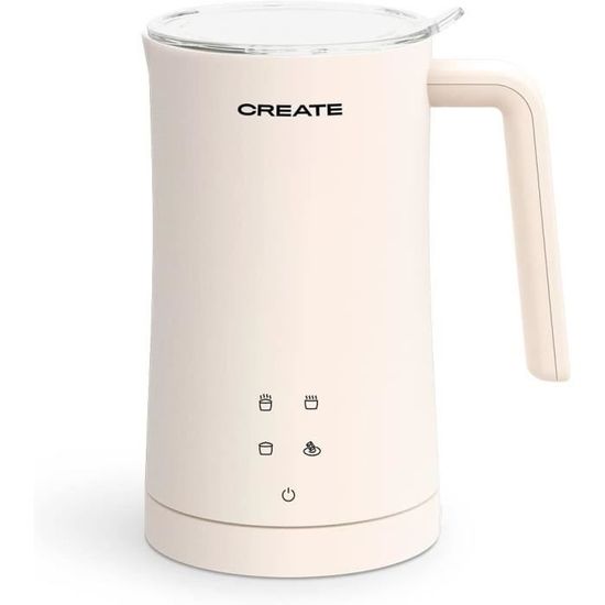 Clatronic Bar-Mixer Et Mousseur à Lait - Smoothie Maker 650ml Inox 65W Design Chromé