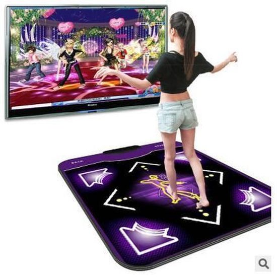 UxradG Tapis de danse USB antidérapant ordinateur portable PC AV Tapis de danse pour jeux vidéo Tapis de danse USB Tapis de danse pour PC Dimensions : 94 x 82 x 1,1 cm