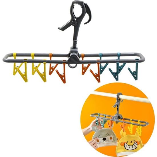 Étendoir Chaussette Séchoir À Chaussettes - Pliable Coupe Vent Pour ...