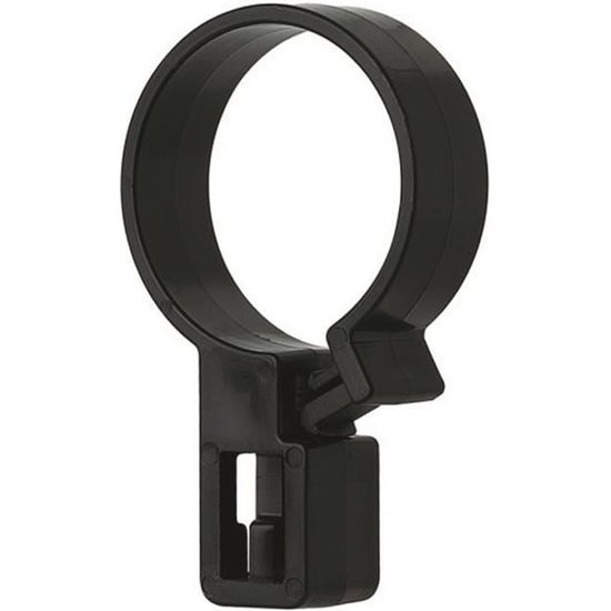 Lot De 20 Anneaux Blancs Pour Rideau De Douche - Forme En C, Ø4x2 Cm, Plastique Solide