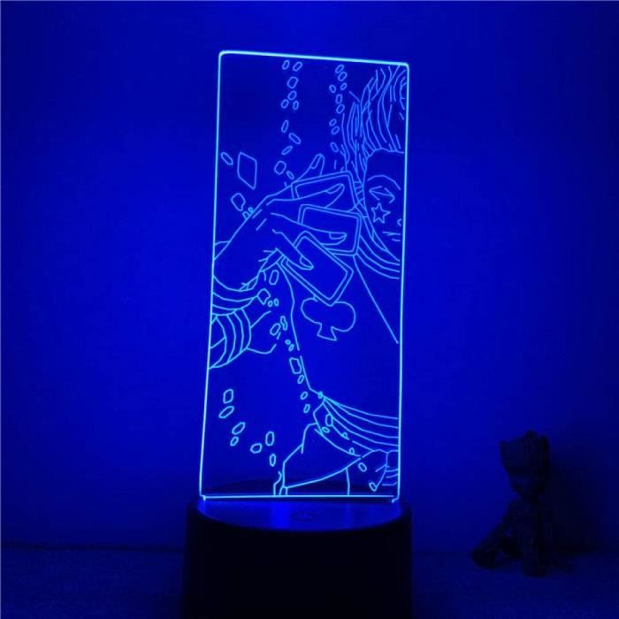 Lampe 3D LED Hunter X Hunter - Veilleuse Décorative 16 Couleurs - Gon, Kirua, Hisoka