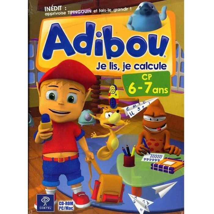 Adibou Je Lis, Je Calcule Cp 6-7 Ans