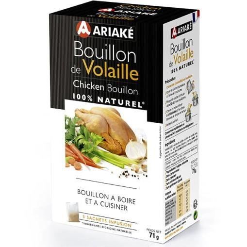 ARIAKE - Bouillon de Volaille - 5 sachets