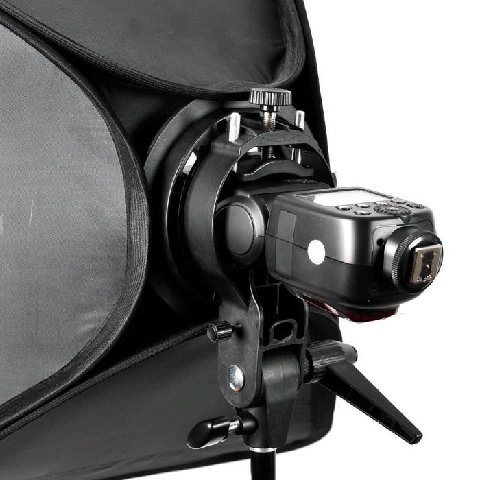Godox Pro S-Type Support de flash (Monture Bowens) pour Speedlite Snoot Softbox Flash