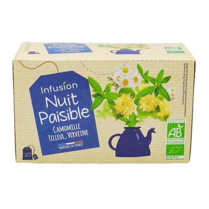 Infusion BIO pour la nuit - 20 sachets
