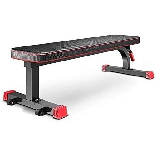 Cha de fitness Banc de musculation réglable banc d'haltères banc plat presse multifonctionnelle entraînement professionnel exercice