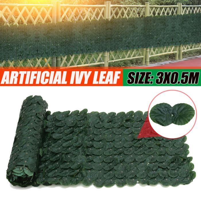 300cm Feuilles Lierre Artificielle Guirlande Vert Décoration Type-C