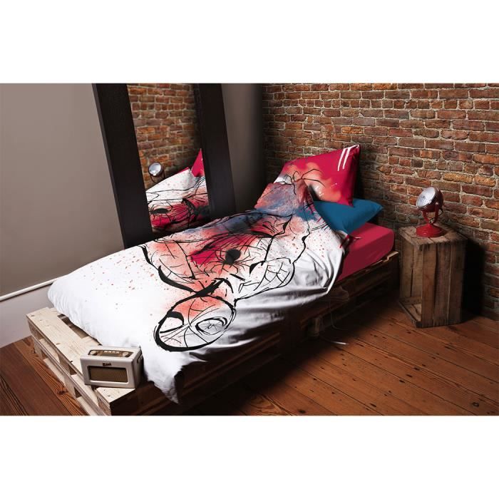 Parure de lit Spiderman Underground 100% coton
