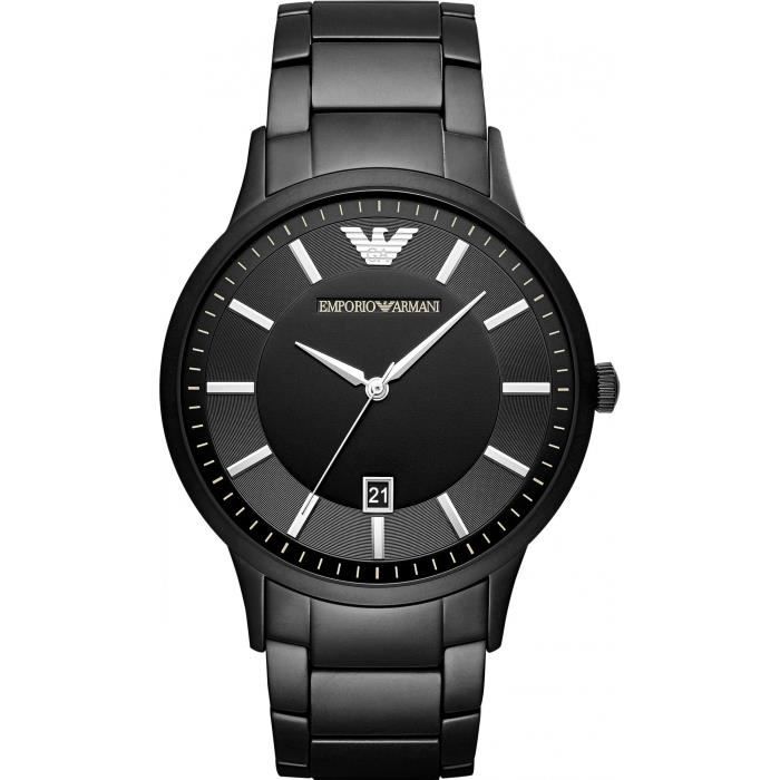 Emporio Armani 3 ZEIGER DATUM AR11079 Montre-Bracelet pour hommes Point Culminant de Design